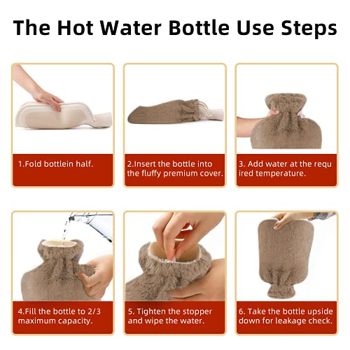 botella de agua caliente de 2 litros