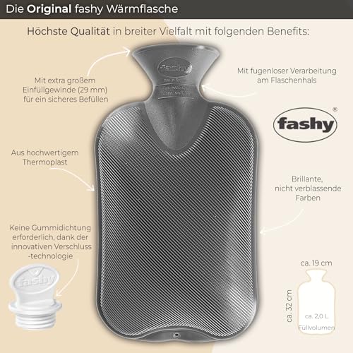 botella de agua caliente Fashy ideal para invierno