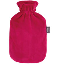 botella de agua caliente fucsia