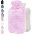 Botella de agua caliente rosa chicle