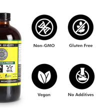 botella de vidrio aceite de comino negro