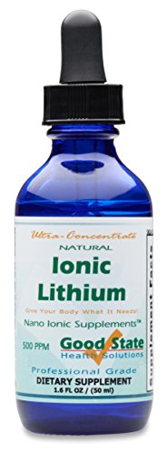 botella de vidrio con líquido iónico