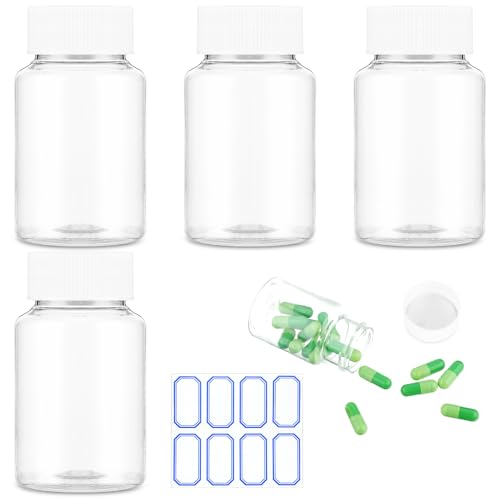botellas de pastillas transparentes 150ml