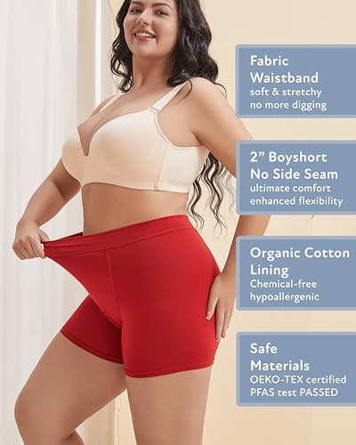 boxer briefs cintura alta para mujer