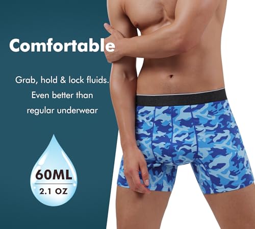 boxers camuflaje azul de rendimiento