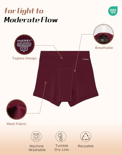 boxers menstruales con diseño moderno y práctico