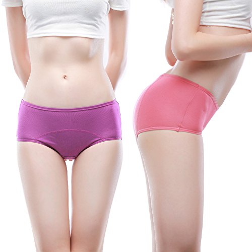 bragas menstruación de viscosa suave