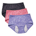 bragas menstruales jacquard cómodas para mujer