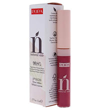 brillo labial con aceites naturales