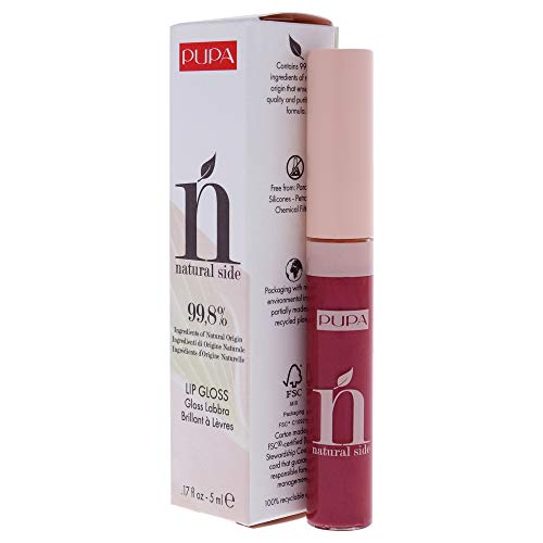brillo labial con aceites naturales