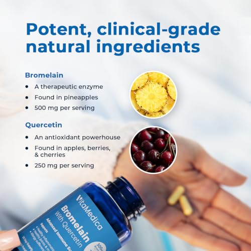Bromelaina VitaMedica para reducir inflamación