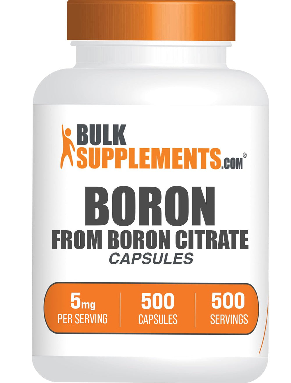 BulkSupplements Citrato de Boro 500 cápsulas