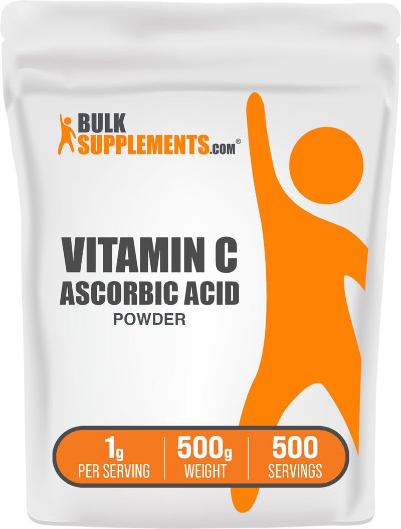 BulkSupplements.com Ácido Ascórbico 500 mg