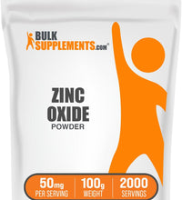 BulkSupplements.com óxido de zinc en polvo