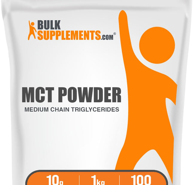 BulkSupplements.com polvo de MCT 10 g