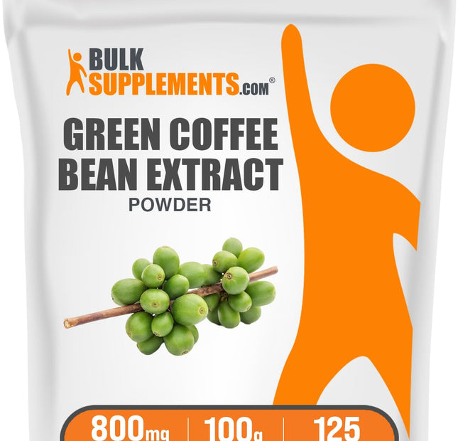 BulkSupplements Extracto de Grano de Café Verde