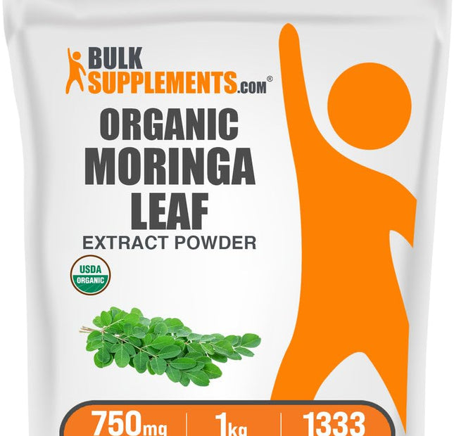 BulkSupplements Extracto de Moringa 750 mg