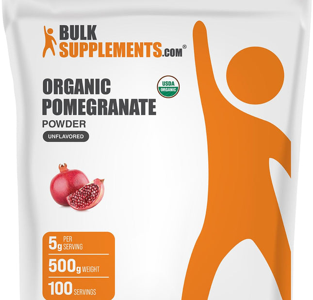 BulkSupplements Polvo de Granada Orgánico