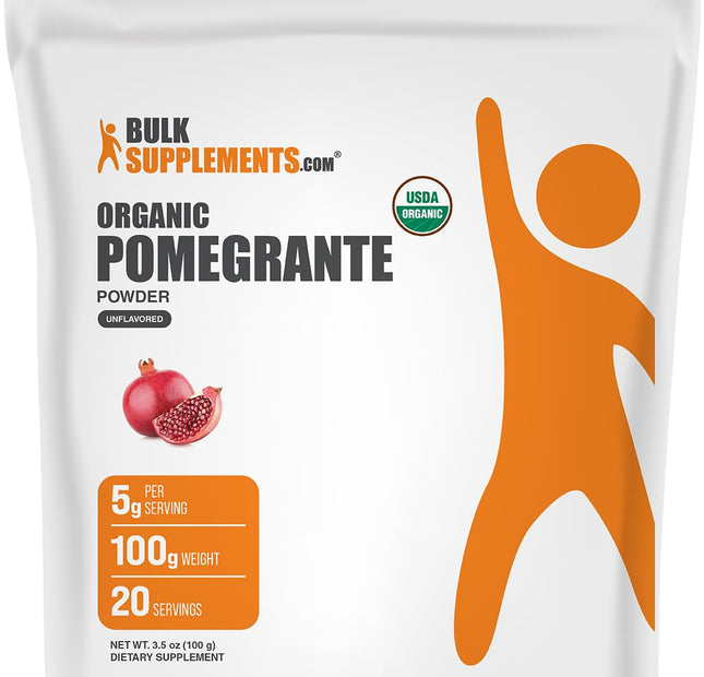 BulkSupplements Polvo de Granada Orgánico