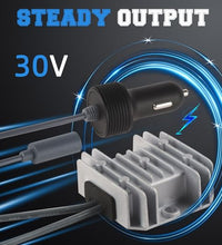 cable de poder 10V a 30V