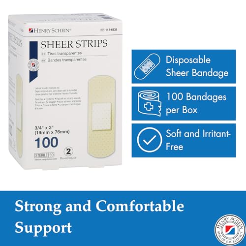 caja con 100 vendajes adhesivos