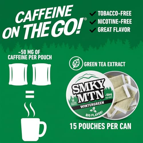 caja de 10 latas de pouches caffeinados