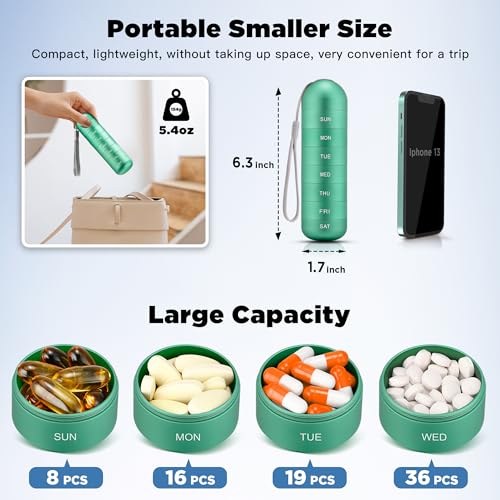 caja de pastillas apilable y ligera