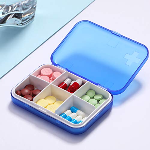 caja de pastillas compacta para viaje