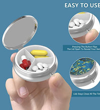 caja de pastillas de 3 compartimentos
