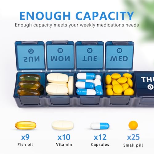 caja de pastillas para viajes