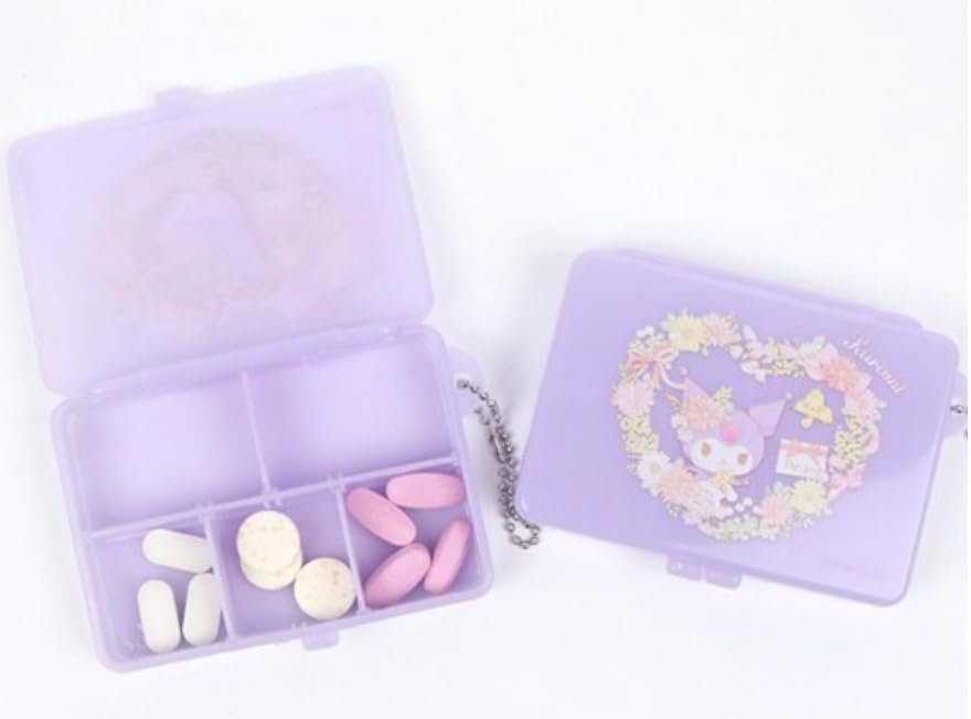 caja de pastillas partitionada Kuromi