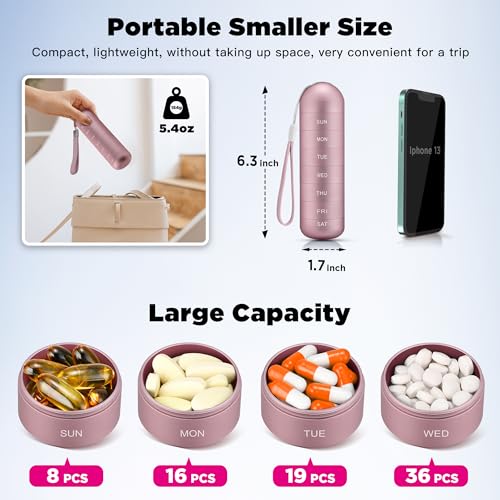 caja de viaje para pastillas Zannaki