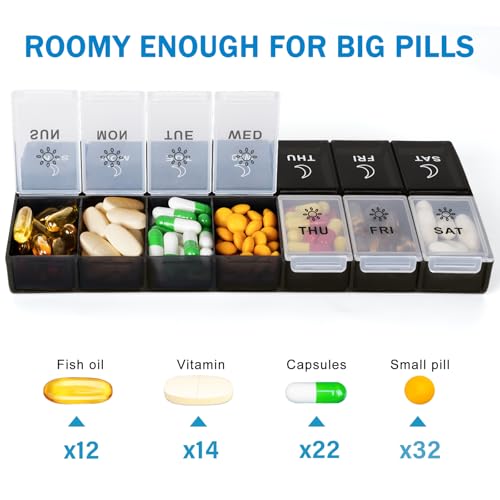 caja semanal para medicamentos
