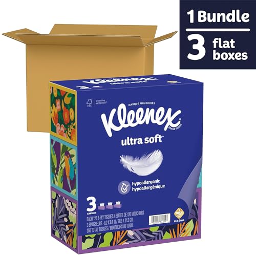 Cajas de pañuelos Kleenex ideales para el hogar