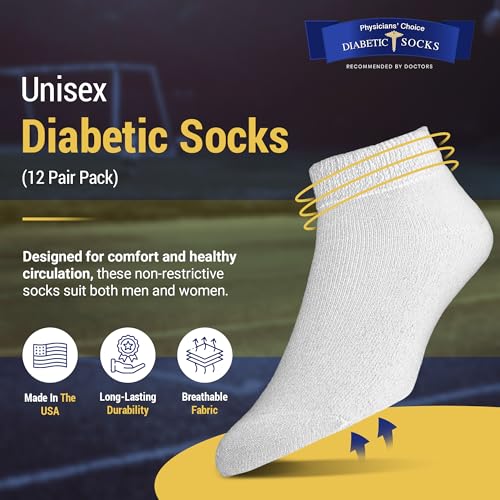 calcetas bajas unisex de Physicians Choice para salud