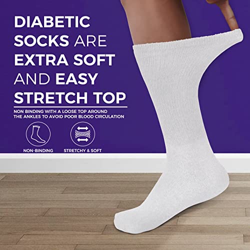 calcetas de algodón sueltas para diabetes