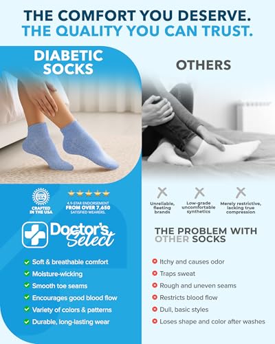 calcetas diabéticas con soporte adicional