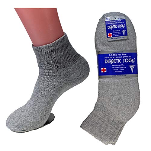 calcetas diabéticas unisex para tobillo