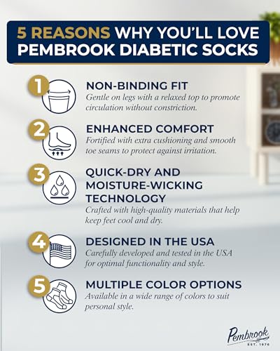 calcetas Pembrook para hombres y mujeres