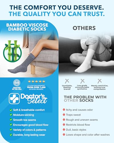 calcetas transpirables de bambú para salud