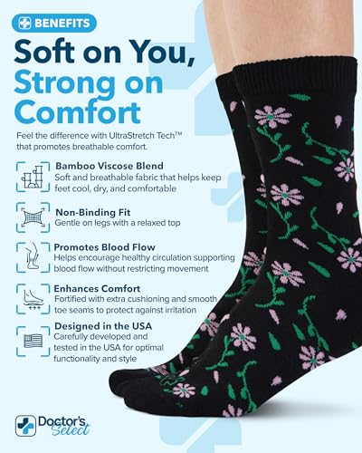 calcetines de bambú transpirables para diabetes