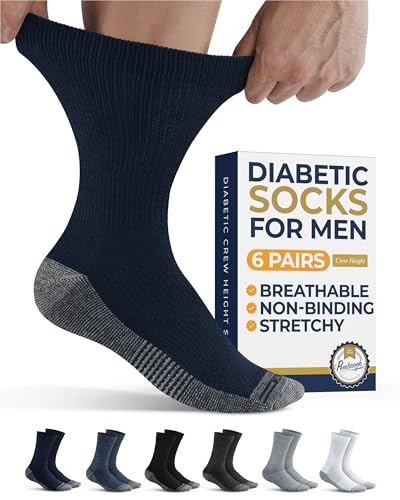 calcetines diabéticos cómodos para hombre