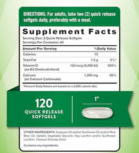 Calcio 1200 mg para huesos fuertes