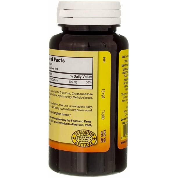 calcio con vitamina D3 para mejor absorción