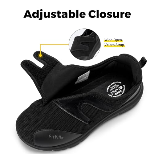 calzado ajustable para diabetes masculina