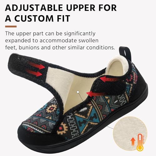 calzado ajustable para pies con edema