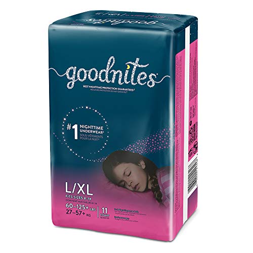 calzoncitos Goodnites para niñas