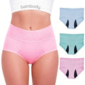 calzones menstruales absorbentes cómodos