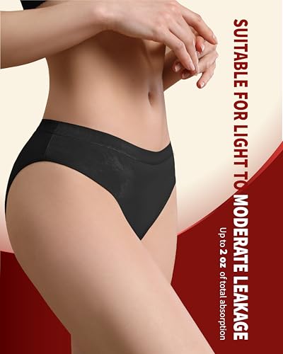 calzones negros para pérdida de orina