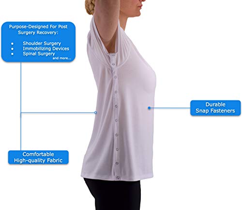 camisa postquirúrgica para hombres y mujeres